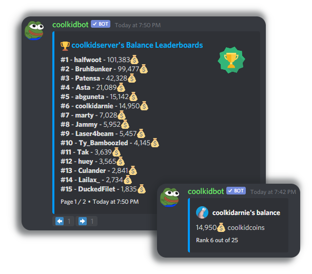 coolkidbot  Discord Bot