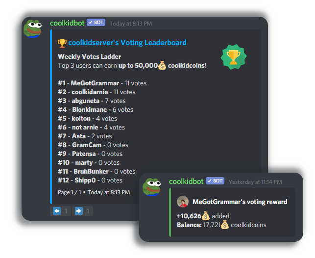 coolkidbot  Discord Bot